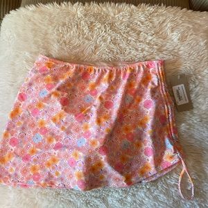 Albion Fit Darling Pink Ruched Swim Skirt